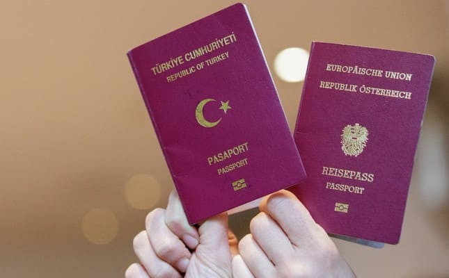 Countries entered by the Turkish passport